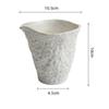 Ceramic  Restaurant Creative Rock Texture Steak Sauce Pot 200ml Milk Cup Household Specialty Pure White Tableware