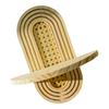 Rattan Wall Shelf,Wooden Hanging Storage Shelves Decorative Floating Shelves Living Room,Play Rooms,Bedroom Wall Decors