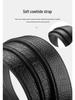 Men's Crocodile Pattern Cowhide Belt with Alloy Automatic Buckle - Versatile and Casual.