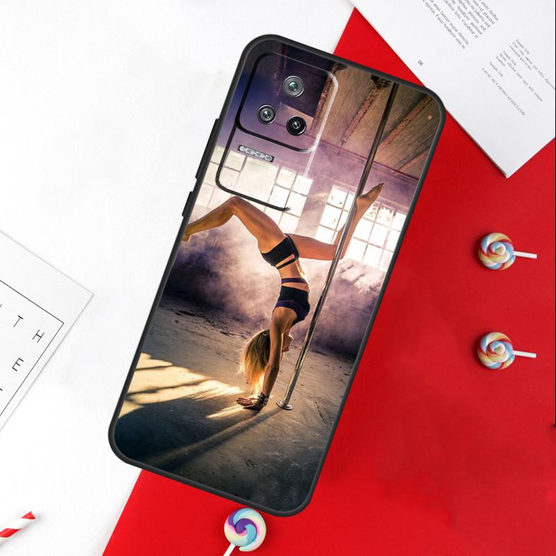 Pole Dance Dancing Fitness Cover For Xiaomi 15 Ultra 13 14 11T 12T 13T 14T Pro POCO X7 Pro X3 X5 X6 M6 F5 F6 Pro Case