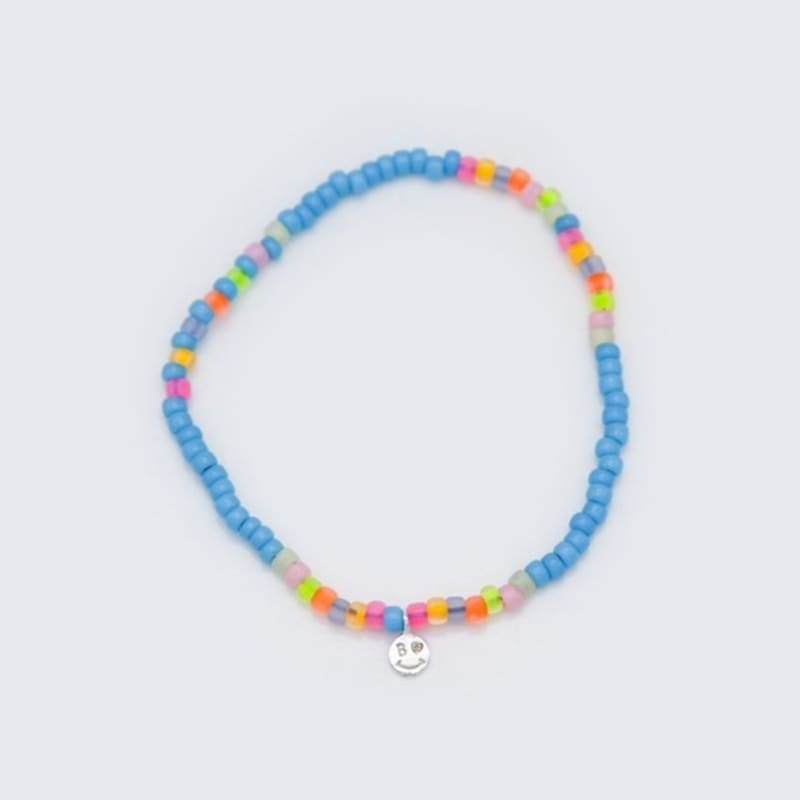 BONBEAU Soft pop color beads layered Bracelet