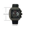 TIME100 Luxury Watch with Sporty Style Men's Calendar, Luminous, Waterproof, (Black)