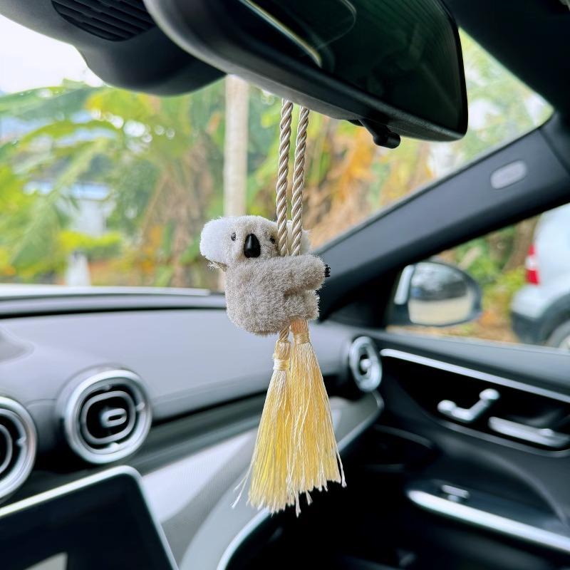 Creative and Cute Koala Car Pendant, Car Pendant, High-end Car Rearview Mirror Jewelry, Car Pendant