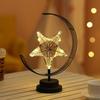 Battery / USB Powered Romantic LED Desk Lamp for Living Room Office Decorative