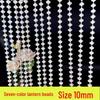 11mm UFO Disc Acrylic Beaded Curtain for Wedding Décor, Ceiling Hanging, and Aisle Runner.