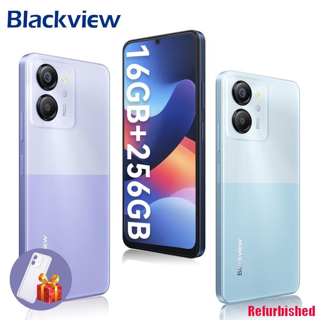 Refurbished Blackview COLOR 8  Smartphone Android13 Mobile Phone 8GB 128GB/256GB 6.78inch 2.4K Display 50MP Cellphone