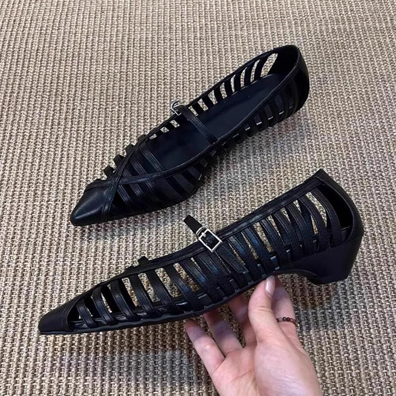 Fashion Flats Women Designer Shoes Pointed Toe Dress Sandals Fashion Autumn Woman Loafer Shoes 2025 New Trend Casual Zapatillas De Mujer