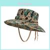 Outdoor Camouflage Sun Hat With Wide Brim For Fishing And Hiking Enthusiasts