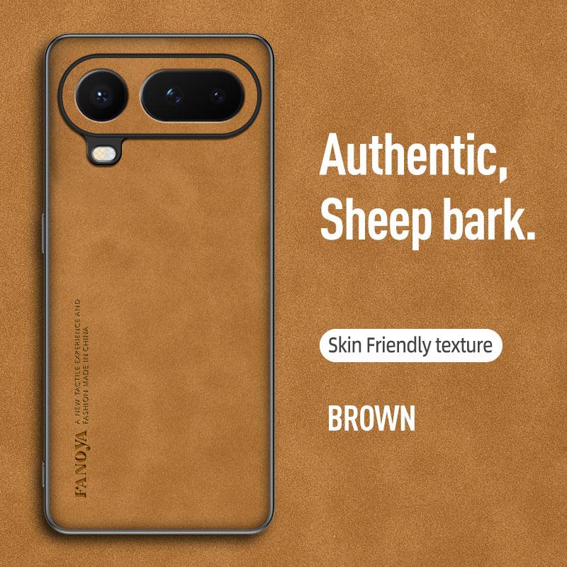 EUCAGR For Honor Magic 8 Pro Air Sheepskin PU Leather Shockproof Silicone Phone Cases For Honor Magic 8Pro Air Back Cover Coque