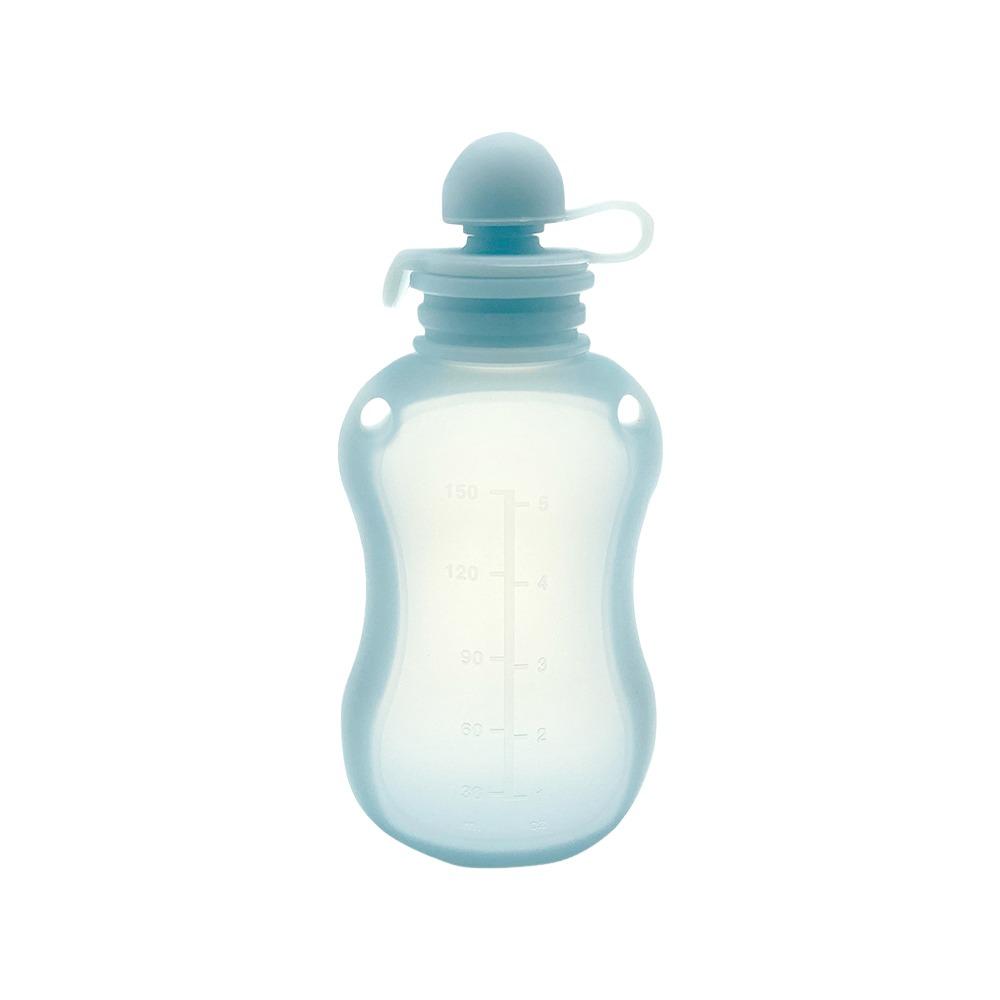 Food-grade Silicone Baby Food Pouches Refillable Baby Bottles Squeezable Pouch Toddler Kids