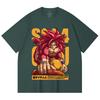 T-shirt unisex in cotone pesante 100% da 230 g/m² con stampa Dragon Ball V42 Goku SSJ4.