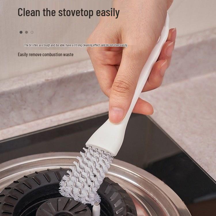 Fırın Davlumbazları, Barbekü Izgaraları, Lavabolar ve Ocaklar için Çok Fonksiyonlu Mutfak Temizleme Fırçası