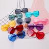 Colorful Coated Love Sunglasses Colorful Trend Party Decorative Sunglasses