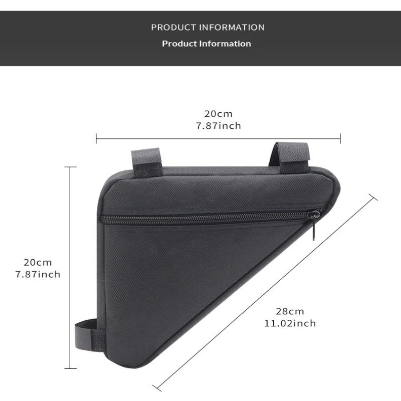 1Pc Bike Bicycle Bag Front Tube Frame Handlebar Waterproof Cycling Bags Triangle Pouch Frame Holder Bicycle Accessories