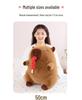 Adorable Candied Hawthorn Capybara Plush Toy - Cute and Quirky Birthday Gift for Girls