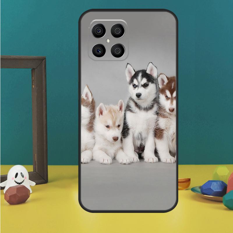 Siberian Husky Sled Dog Case For Honor 200 Pro X9b X9a X8b X8a X8 X9 X9c 50 70 90 Lite Honor Magic 5 6 7 Pro Cover