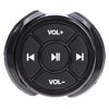 Steering Wheel Remote Control, Wireless Bluetooth Car Multimedia Button, Universal Multi-Function Auto Steering Controller, Black