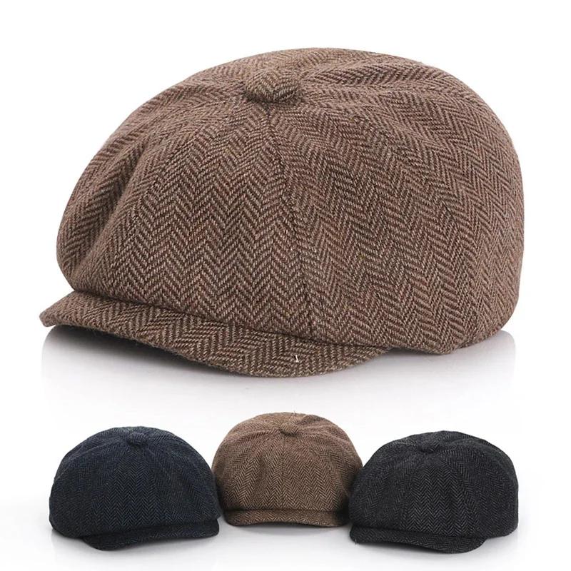 Kids Hat For Girl And Baby Boy Children Beret Caps Octagonal Clothes For Born Photography Props Child Hat Baby Girl Hat