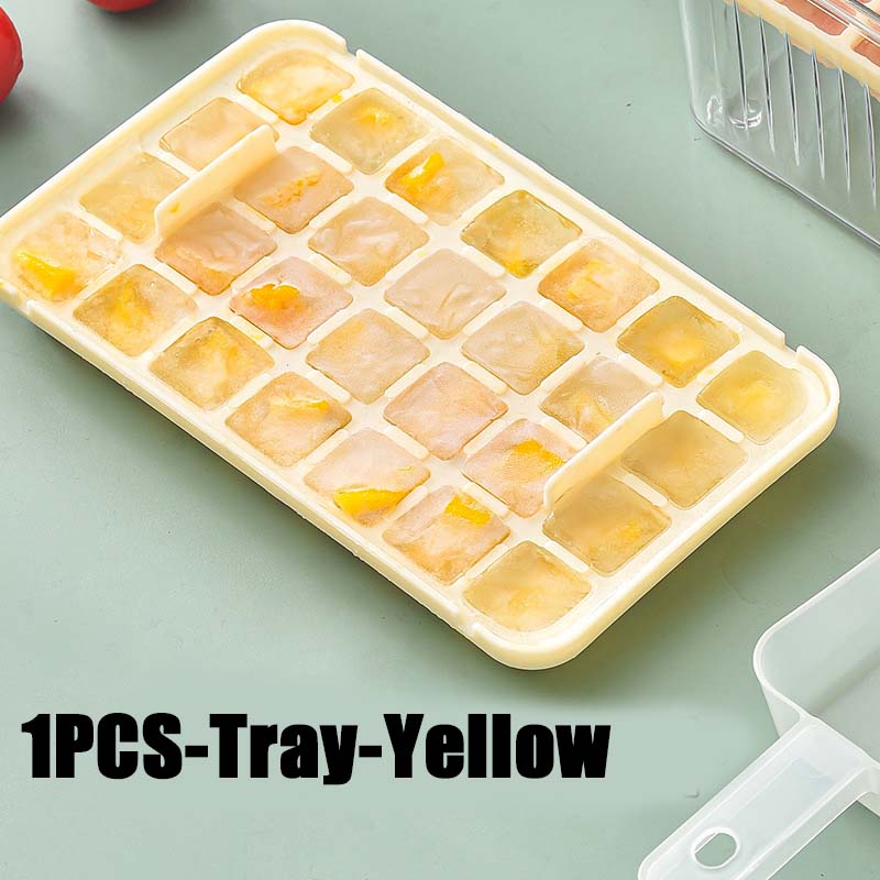 

Пресс-тип для изготовления кубиков льда, силиконовая форма для изготовления форм для льда, креативная коробка для хранения, лотки с крышкой, набор для бара, кухни, квадратный кубический контейнер