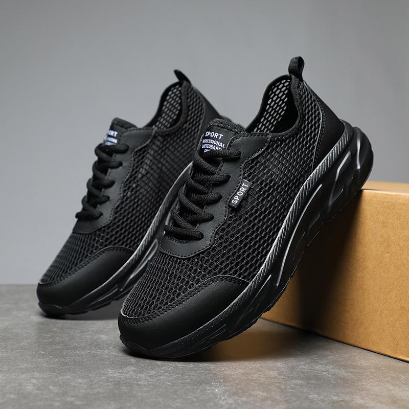 Summer Mesh Shoes Men Sneakers Breathable Light Men's Casual Shoes Lace-Up Walking Footwear Zapatillas Hombre Tenis Masculino