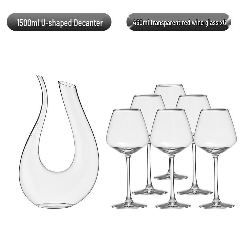 Handun Red Wine Glass & Decanter Set