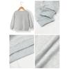 European sizes White Rabbit Fresh Print Theme, Perfect Gift for Kids, Kids' Round Neck Long Sleeve Sweatshirt, Daily Sports Fashion Comfortable Style