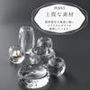 Vega Buddhist Altar Altar, 2.5 inches, Clear, Stylish Crystal Buddhist Altar, Modern Buddhist Altar