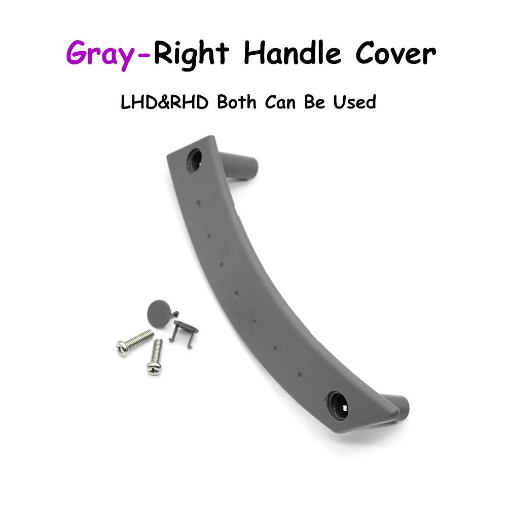 

LHD RHD Car Interior Left Right Door Pull Handle Protective Cover Panel Replacement For Volkswagen VW Beetle 2000-2010 1C0867171 Gray Right