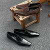 Versatile Low Heel Square Toe Slip-On Women's Shoes Fashionable Rubber Upgraded Comfortable Spring Autumn Collection