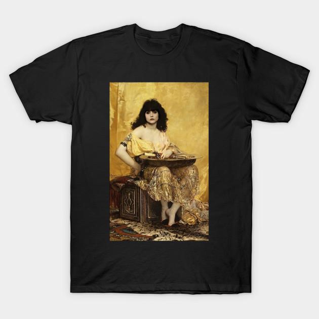 

Men Black Print T-shirt Nadja No-Cut Transfer Paper Print Cotton Tshirt XL чорний