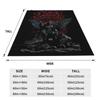 Ozzy Osbourne Angel Wings Blanket Black Sabbath Picnic Flannel Bedding Throws For Living Room Super Warm Bedspread Birthday Gift
