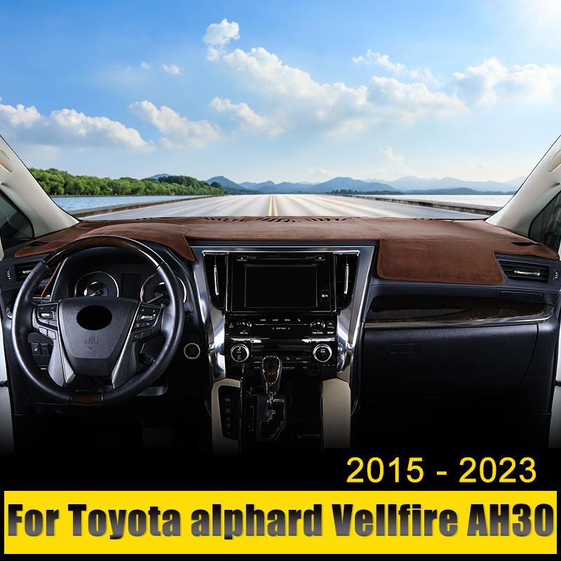 

Для Toyota Alphard Vellfire 30 AH30 Hybrid 2015-2022 2023 крышка приборной панели автомобиля, избегайте света, козырек от солнца, защита от ультрафиолета
