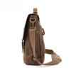 Single Shoulder Crossbody Bag Men's Portable Document Computer Diagonal Backpack Waterproof Waxed Canvas