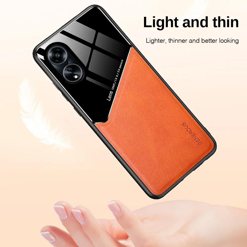 Stoßfest Fall für OPPO A60 A79 A78 A58 A38 A18 A98 5G A77 A57 A57S A76 A16 A16S Schutzhülle magnetische Halter Coque Fundas