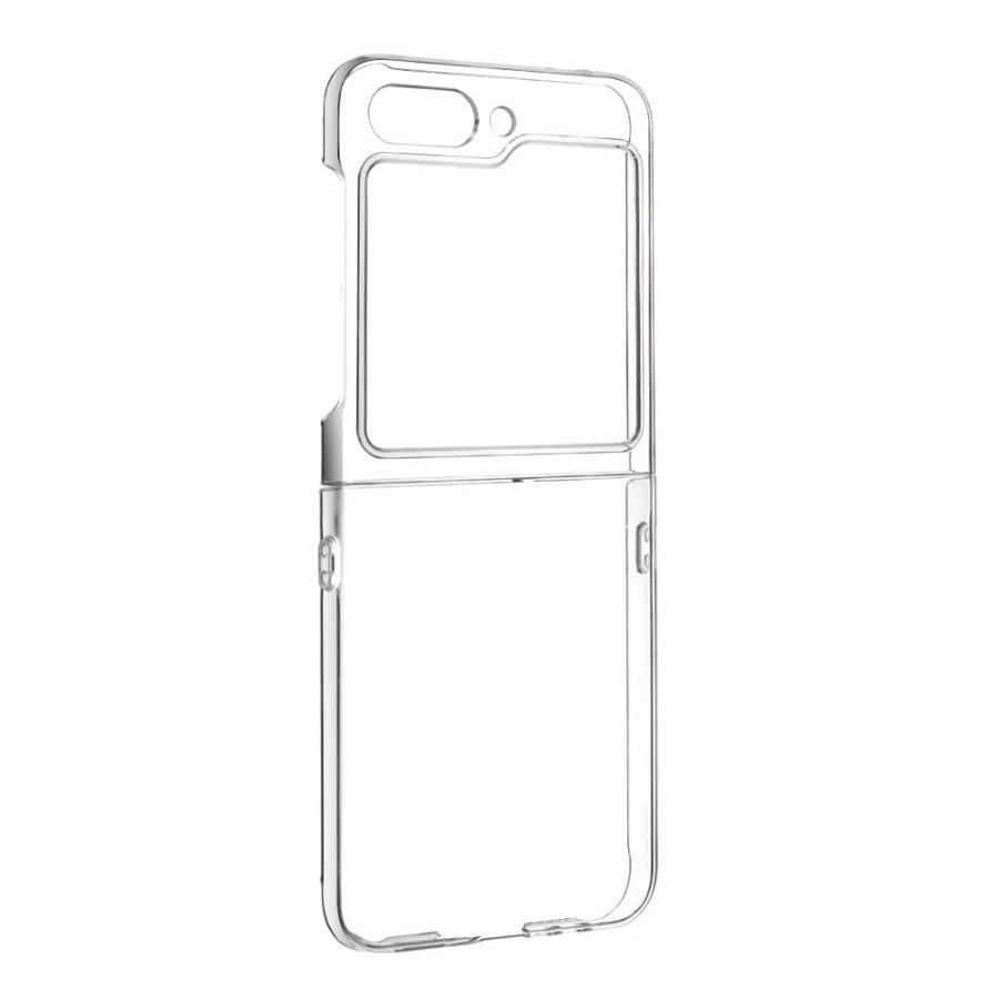 Transparent Ultra Thin Cover Slim Sturdy Scratchproof Hard PC Phone Case for Samsung Galaxy Z Flip 3 4 5 6 7 Clear Back Cover