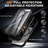 For iPhone 17 Pro Max Air Full Body Shockproof Case with Invisible Stand [Compatible with Magnetic] Built-in Screen Protector