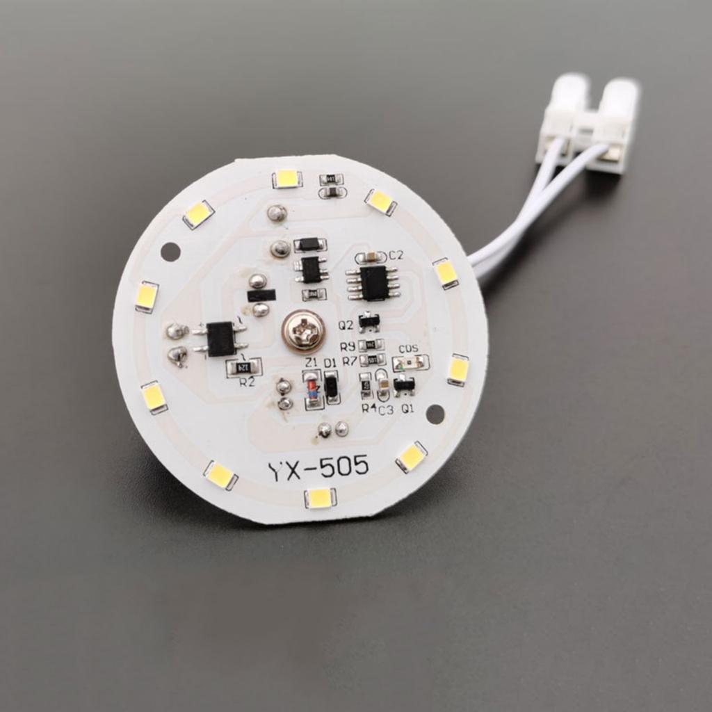 5W LED Ceiling Light Panel Board with Sound Activation Sensors Easy Magnetic Installation MultiScene Application