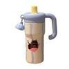 316 tasse chaton dessin animé mignon Bingba tasse thermos portable d'extérieur grande capacité tasse à paille pour fille de grande valeur