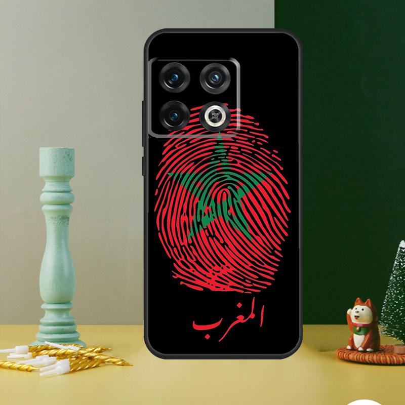 Morocco Flag Coat Of Arms Phone Case For OnePlus 13 12 11 13R 12R 10R 9 10 Pro 8T 9RT 10T Nord 4 CE 2 3 Lite N20 N30