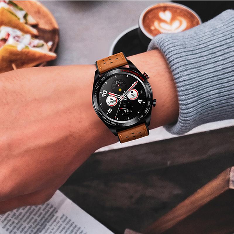 Armband für Samsung S3 Frontier Galaxy watch 46mm amazfit Bip Lederarmband Gear S 3 22mm Uhrband Huawei watch Gt 2 Armband