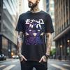100% Cotton TOPS UNISEX TEES MENS WOMENS Mob Psycho 100 Cast T-Shirt Anime Mob Psycho Dimple Idiot T-Shirt All Size 258