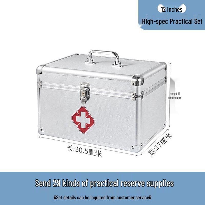 Family Pack Large Capacity First Aid Medicine Storage Box