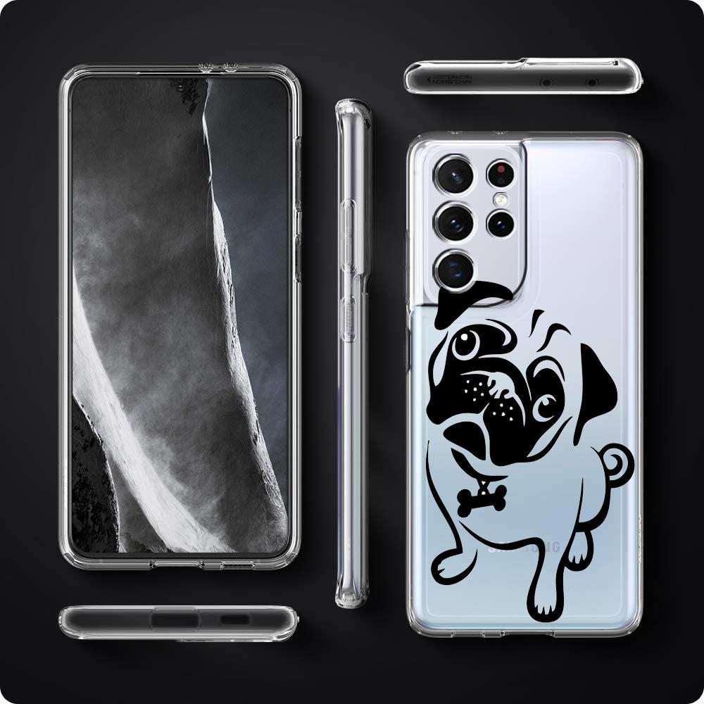 French Bulldog Phone Case For Samsung Galaxy S23 S22 Ultra S20 S21 FE 5G S10 S10E S9 S8 Plus 4G Soft Silicone Clear Cover Couqe