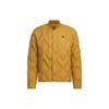 adidas Regular Varsity Lightweight Down Jacket Unisex Quilted Windproof Warm Outerwear Yellow IX7085