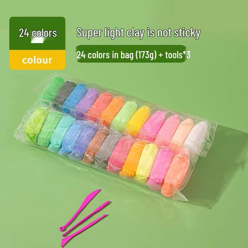 36-Color Modeling Clay Set for Kids - Includes Stone Plastic, Space Sand, and Crystal Clay for DIY Creations