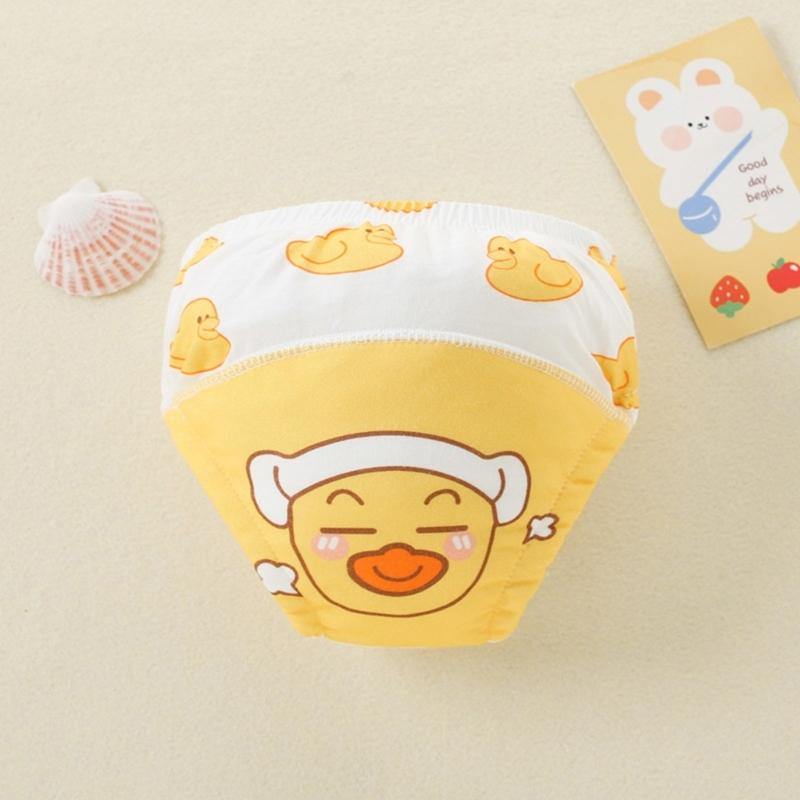 Reusable Cotton Potty Training Underwear Anti Leak Protection Comfortable Washable Toilet Learning Pants For Baby