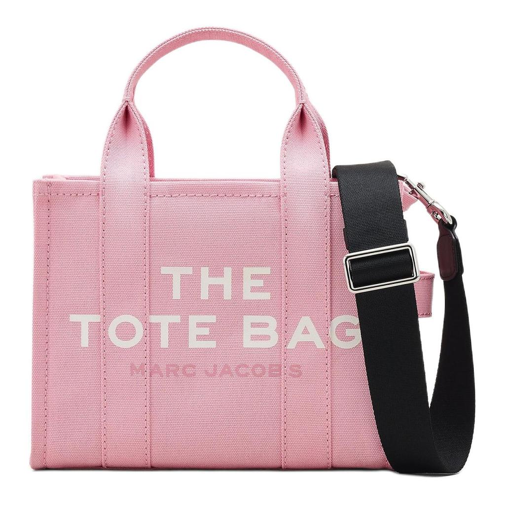 Marc Jacobs Verstellbarer Abnehmbarer Schultergurt Reißverschluss Baumwoll-Tragetasche Einkaufstasche Schulter-Umhängetasche Kleine Unisex-Tragetasche M0016493-669