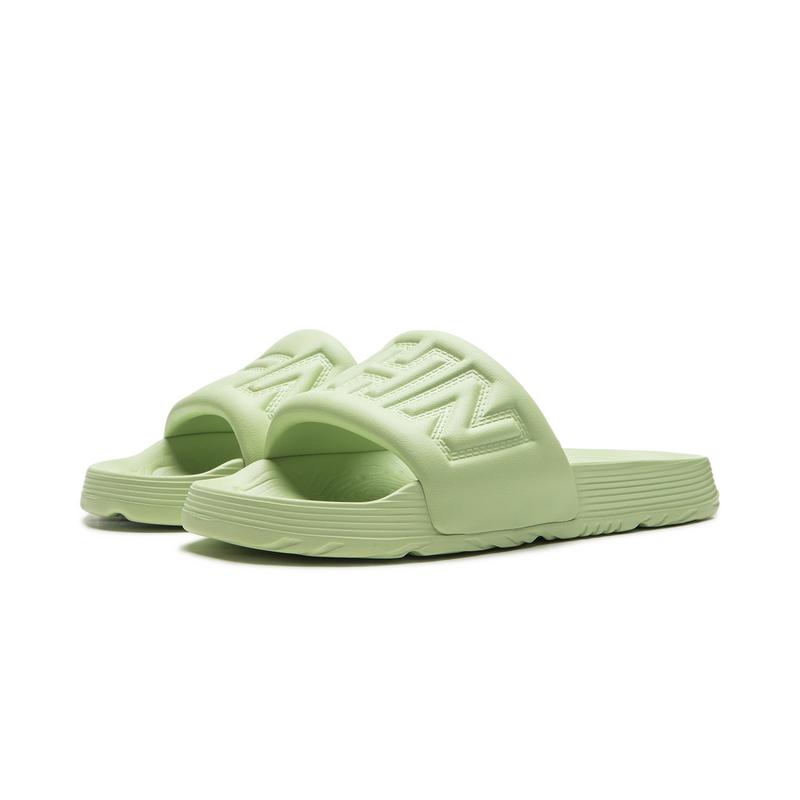 Li Ning Fashion Trendy Slide Sandals Unisex Footwear Green AZSV023-3