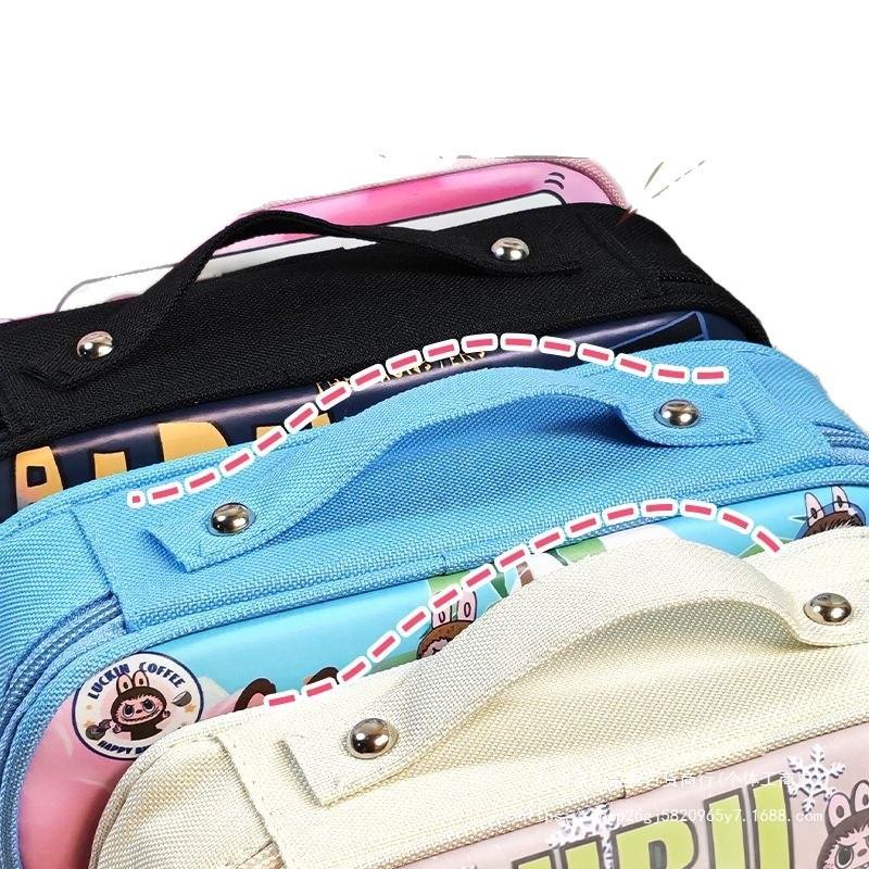 Pencil Case Large Capacity Combination Lock Stationery Box Cartoon Animation Peripheral Primary and Secondary School Students Large Capacity Pencil