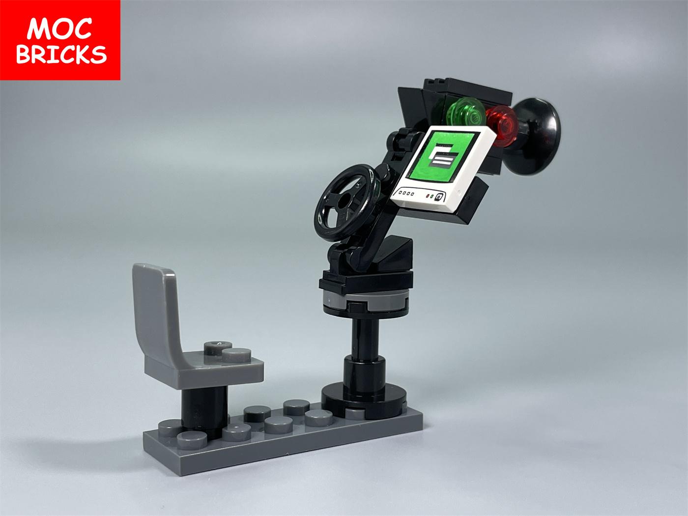 MOC Кирпичи Режиссер Видео Инструмент Хлопушка ТВ Фильм Хлопушка Камера Образовательные Строительные Блоки Собранные Игрушки